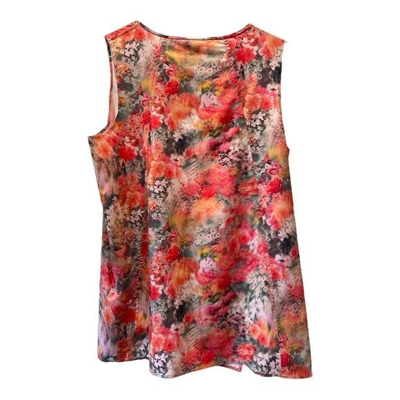 Athleta Zephyr Refined Tank - Pink Floral - Picture 4 of 8
